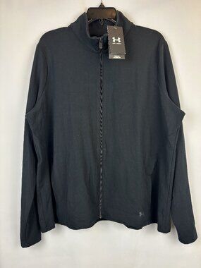 2X XL Under Armour Motion Jacket Soft Stretch Fitted Long Sleeve Tall Neck Zip